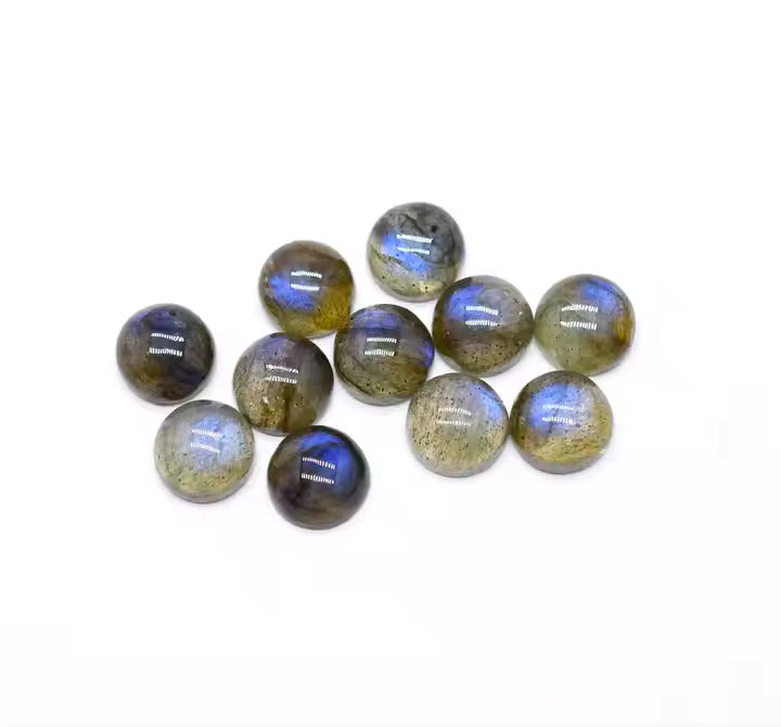 Excellent Blue Fire Labradorite Round Gemstone For Her - 23mm
