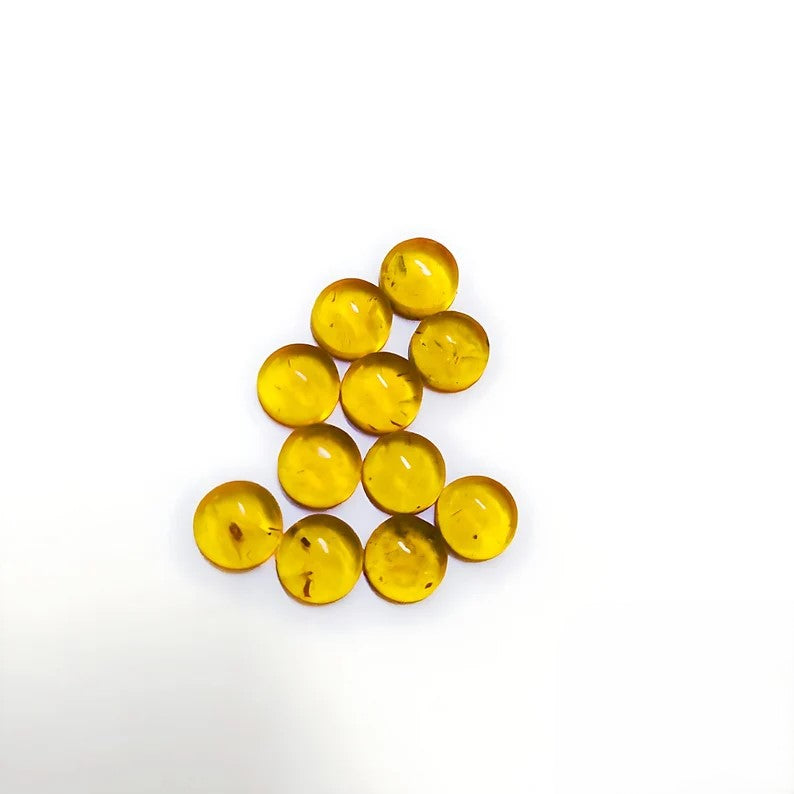 Wonderful Quality Baltic Amber Round Cabochon For Her - 20mm