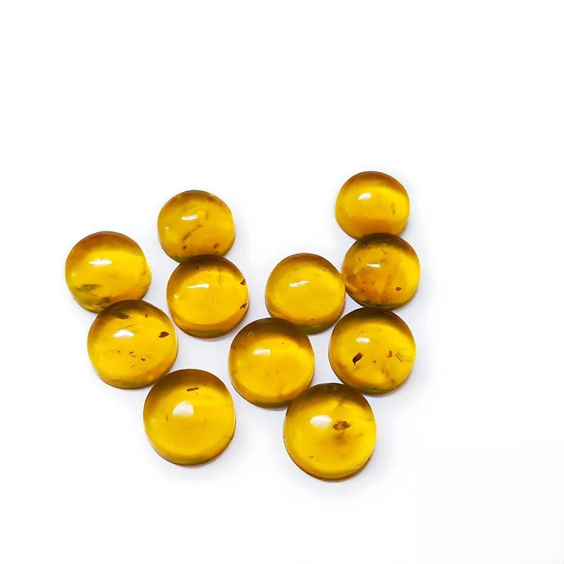 Wonderful Quality Baltic Amber Round Cabochon For Her - 16mm