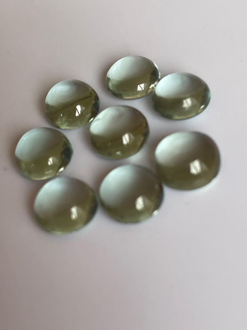 Terrific Green Amethyst Round Fantastic Gemstone For Her - 15mm