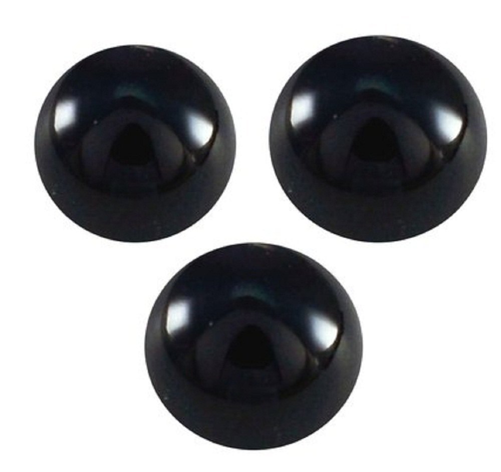 Stunning Black Onyx Round Awesome Cabochon For Her - 20mm