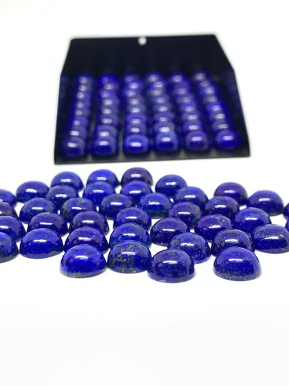Attractive Blue Lapis Lazuli Round Calibrated Gemstone For Her - 12mm