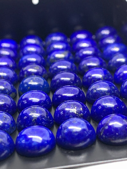 Attractive Blue Lapis Lazuli Round Calibrated Gemstone For Her - 12mm