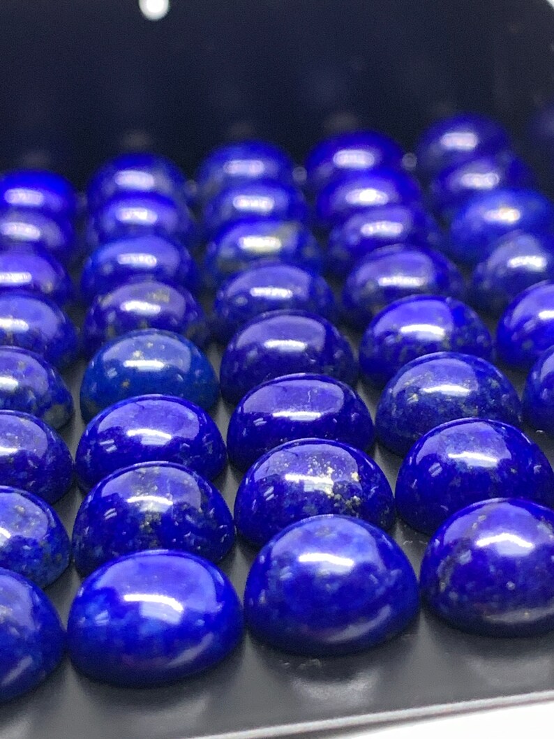 Attractive Blue Lapis Lazuli Round Calibrated Gemstone For Her - 12mm