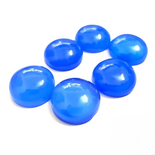 Stunning Quality Blue Chalcedony Round For Her - 25mm